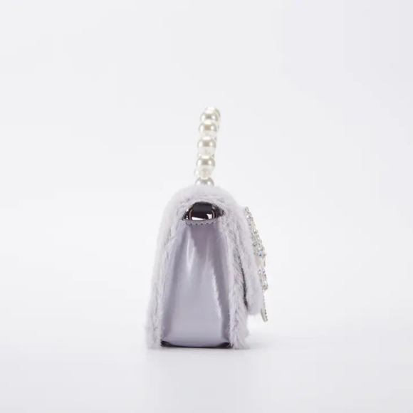 'Princess Porcha' Grey Purse - Picture 3 of 5
